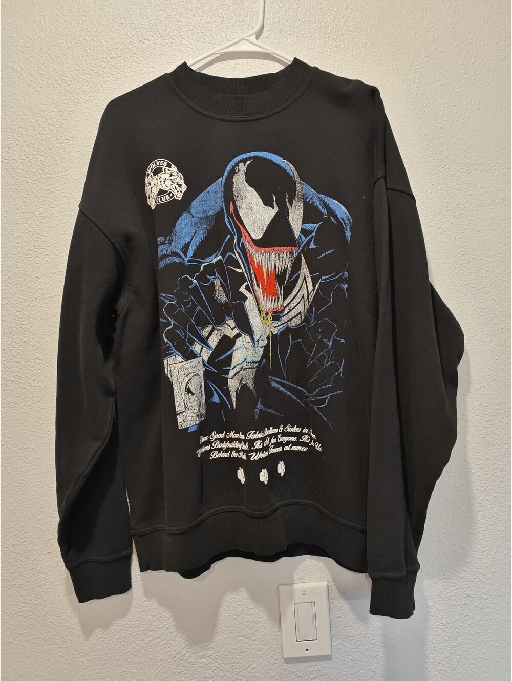 Darc Sport Limited Edition Venom Graphic Sweatshirt Size L
